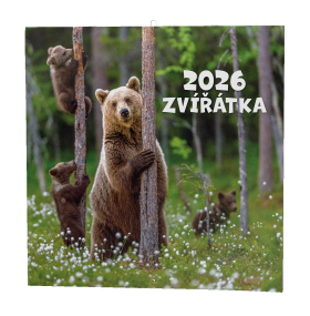 Nástěnný kalendář 2026 Baloušek čtvercový - Zvířátka