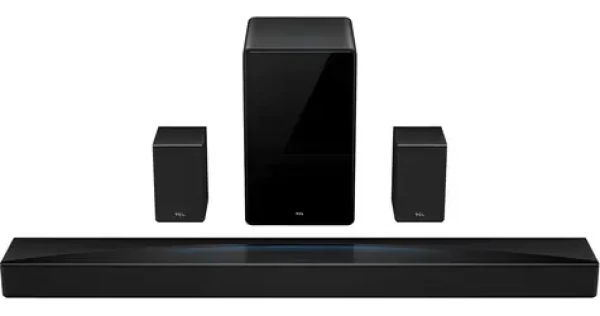 TCL Q85H titanová / 7.1.4 kanálový soundbar / 510 W / Bluetooth 5.3 / Wi-Fi / Dolby Vision (Q85HE)