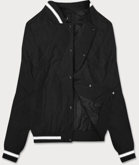 Černá dámská bunda typu bomber (16M9070-392) odstíny černé XL (42)