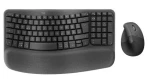 Logitech Wave Keys + Lift Combo grafitová / Bezdrátová sada klávesnice a myši / Ergonomická / US layout (920-013635)