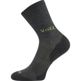 VOXX Ponožky dětské zimní vlněné IRIZARIK se stříbrem TMAVĚ ŠEDÉ 30-34 118910