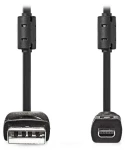 Nedis USB-A - UC-E6 8-pin černá / Kabel / USB 2.0 / pro fotoaparát / 2 m (CCGL60810BK20)