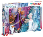 Clementoni Puzzle Supercolor Glitter - Frozen 2, 104 dílků - Schleich Wild Life