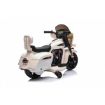 Mamido Dětská elektrická motorka Chopper INDIAN bílá