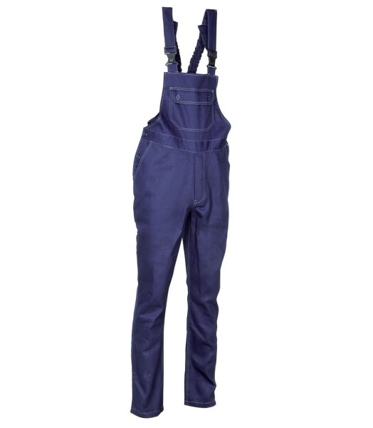 Pracovní kalhoty s laclem COFRA BANGUI modrá velikost 62 (V354_0_01_62-B)