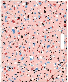 Složka na výkresy A3 - terrazzo růžová