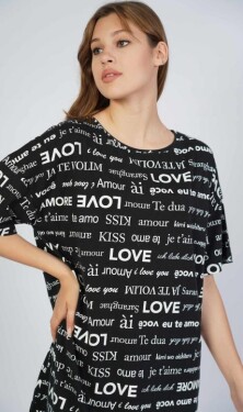 Dámská noční košile s krátkým rukávem Vienetta Secret Amore