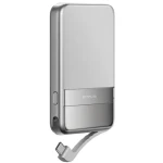 EcoFlow RAPID Magnetic Power Bank 5000mAh stříbrná / Powerbanka / 30W / Qi2 / USB-C / Li-Co (1ECORAP5000)
