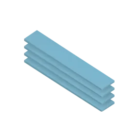ARCTIC Thermal Pad TP-3 200 x 100 mm - 0.5 mm 2 ks / hustota 3.40 g na cm3 (ACTPD00058A)