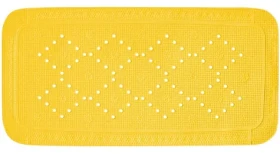 Spirella ALASKA protiskluzová podložka do vany žlutá / PVC / 91 x 36 cm
