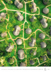 Nástěnný kalendář 2027 Helma World from Above