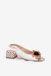 Sandály na podpatku model 214682 Step in style 37
