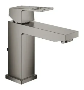 Grohe Eurocube - Umyvadlová baterie s výpustí kartáčovaný Hard Graphite (23445AL0)