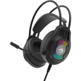 Marvo H8326 černá / sluchátka s mikrofonem / 3.5mm jack / podsvícení / kabel 1.8m (H8326)