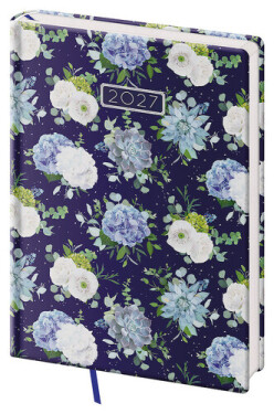 Diář 2027 denní A5 Vario Lyra - Floral