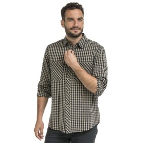 Bushman Pánská kostkovaná košile Arsuk, modrá XXL