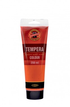 Koh-i-Noor temperová barva 250 ml - červená světlá 1310