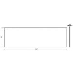 KOLO - Uni 2 Čelní panel k vaně, 1800 mm, bílá PWP2382000