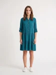 HOSH Dámské košilové šaty Spirit tyrkysove Velikost: XXL/3XL