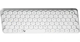 Keysonic KSK-5020BT-S stříbrná / Mini klávesnice / Bluetooth 5.0 / 83 kláves / DE / podsvícení (61010)