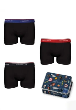 Pánské boxerky John Frank JF3BINT06 3Pack