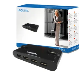 LogiLink UA0085 černá / USB Hub / 4x USB 2.0 (UA0085)