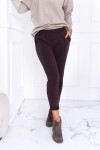 Dámské kalhoty LENA DARK MAROON L