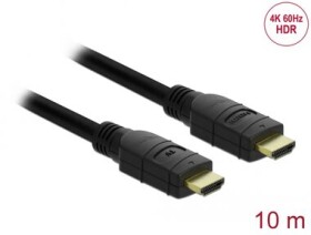 DeLock Kabel aktivní HDMI (M) - HDMI (M) 10m černá (85284)