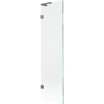 MEXEN/S - Lunar L vanová zástěna FIX 50 x 150, transparent, grafit metal 897L-050-000-95-00