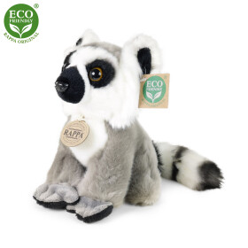 Plyšový lemur sedící 18 cm