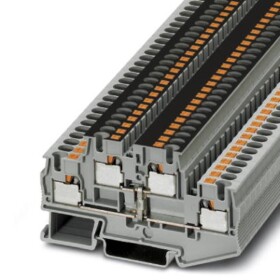 Phoenix Contact 3211825 dvojitá svorka 6.2 mm rychlé připojení šedá 50 ks