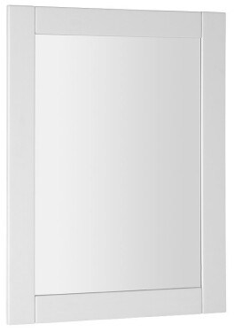 AQUALINE - FAVOLO zrcadlo v rámu 70x90cm, bílá mat FV090