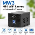 Drobná WiFi kamera s 2K rozlišením a dlouhou výdrží - MW3