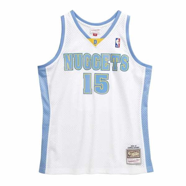 Mitchell & Ness Pánský dres Denver Nuggets NBA Carmelo Anthony #15 Swingman - Bílá Velikost: S