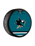 Inglasco / Sherwood Puk San Jose Sharks Jersey Design Souvenir Collector Hockey Puck