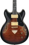 Ibanez AS93QMSP Dark Brown Sunburst
