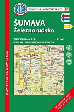 Šumava, Železnorudsko /KČT 64 1:50T Turistická mapa