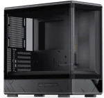 Jonsbo D200 černá / Počítačová skříň / Midi-Tower / mATX / Temperované sklo / Mini teplotní displej (D200 BLACK)