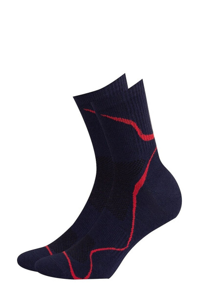 Pánské ponožky Wola Sportive W94.1N5 Ag+ černá 42-44