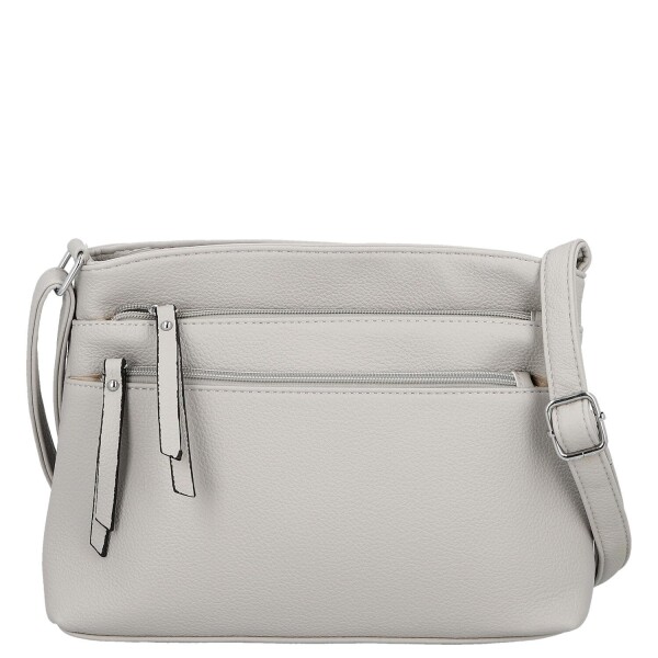 Stylová dámská koženková crossbody kabelka Lumi, šedá