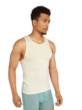 Pánské merino tílko ICEBREAKER Mens Anatomica Tank, Undyed velikost: L