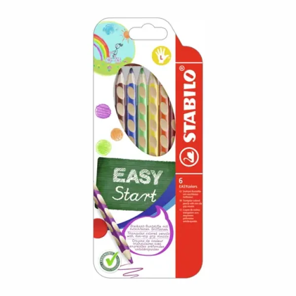 STABILO® EASYcolors - 6 ks sada - 6 různých barev (331/6)