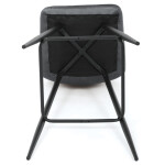 Barová židle, šedá, látka,AUB-X7015 GREY2