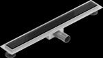 MEXEN/S - Flat MGB podlahový žlab 50 cm černá sklo 1026050-15