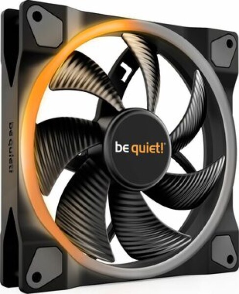 Be quiet! Light Wings 140 černá / 140mm / ARGB / Rifle Bearing / 23.3dB @ 1500RPM / 56CFM / 4-pin (BL074)