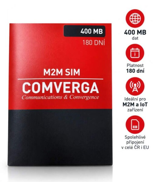 Předplacená datová SIM pro GPS lokátory a chytrá zařízení - COMVERGA