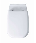 DURAVIT - D-Code Závěsné WC se sedátkem SoftClose, bílá 45350900A1