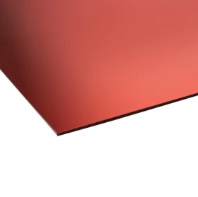 Akryl pro laserové zpracování 300 x 200 x 2 mm - Červený