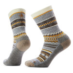 Unisex merino městské ponožky SMARTWOOL Everyday Cozy Snowed In Sweater Crew Soc, Light Gray velikost: 38-41 (M)