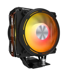 DarkFlash E400 PLUS černá / Chladič CPU / 4× heatpipe / 2× 120 mm push-pull / ARGB / 235 W TDP / Intel + AMD (E400 PLUS Black)
